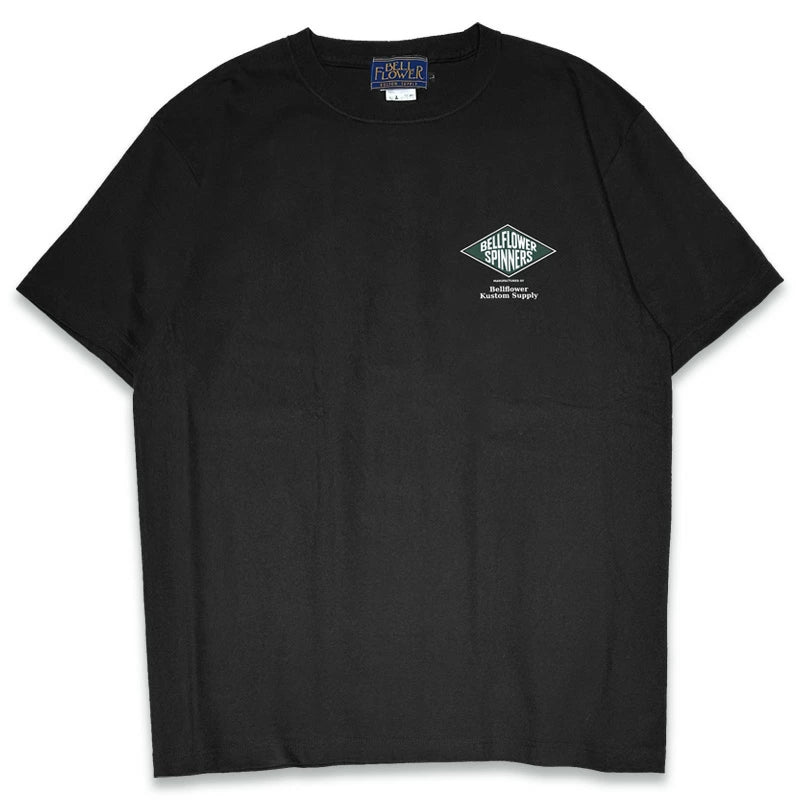 BELLFLOWER by KUSTOMSTYLE BFT2605WH -SPINNERS- TSHIRTS