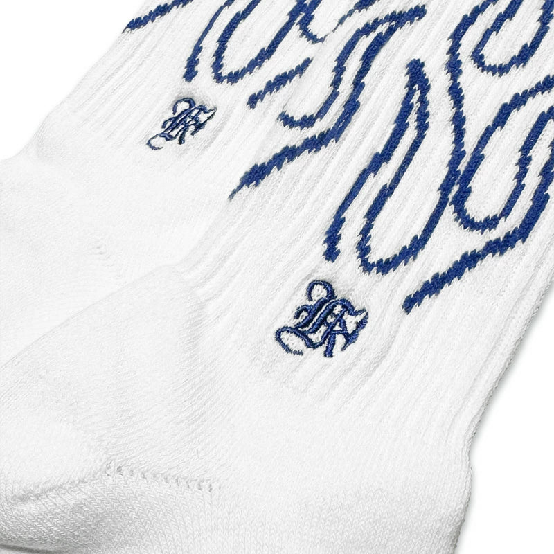 KUSTOMSTYLE KSSOX-023 -FLAMES- CREW SOCKS