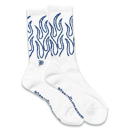 KUSTOMSTYLE KSSOX-023 -FLAMES- CREW SOCKS