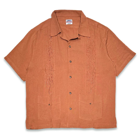 KUSTOMSTYLE KSSS2107 -LONGROOF- GUAYABERA SHORT SLEEVE SHIRTS