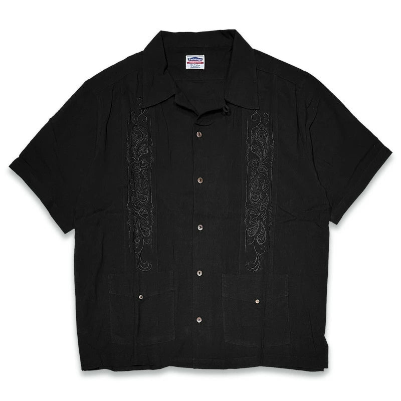 KUSTOMSTYLE KSSS2107 -LONGROOF- GUAYABERA SHORT SLEEVE SHIRTS