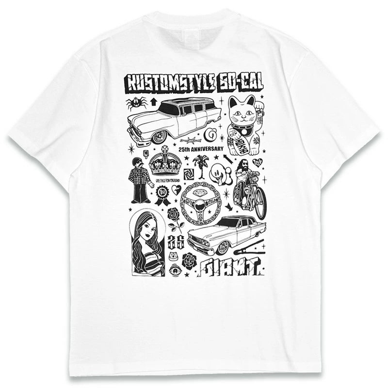 KUSTOMSTYLE KST2610HBK -MG 25TH- TSHIRTS ARTWORK by MIKE GIANT