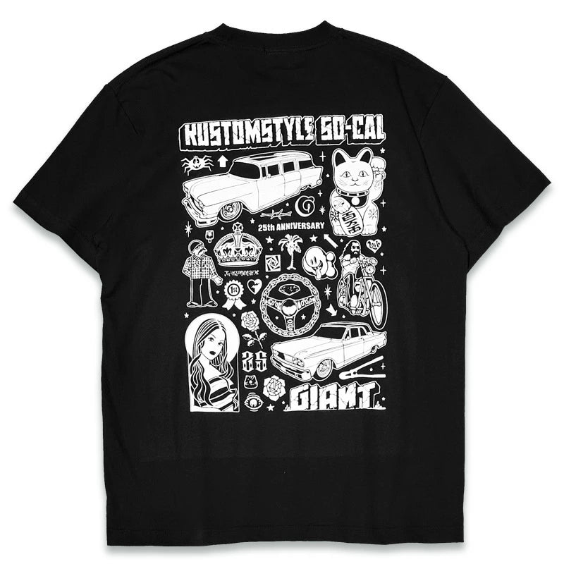 KUSTOMSTYLE KST2610HBK -MG 25TH- TSHIRTS ARTWORK by MIKE GIANT