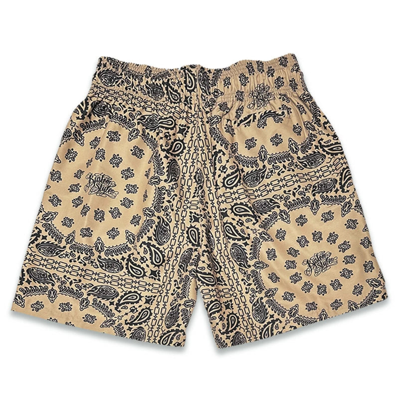 KUSTOMSTYLE  KSSP2608BK -NORM BANDANA- BOARD SHORTS