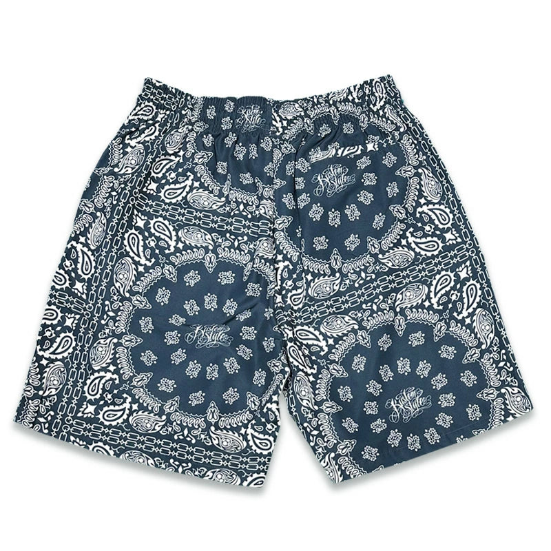 KUSTOMSTYLE  KSSP2608BK -NORM BANDANA- BOARD SHORTS