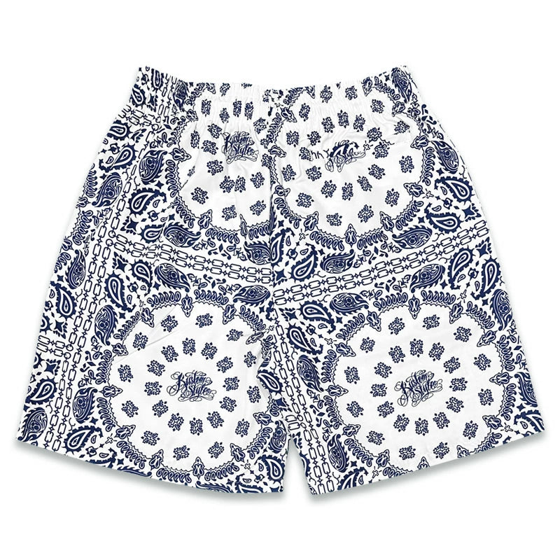 KUSTOMSTYLE  KSSP2608BK -NORM BANDANA- BOARD SHORTS
