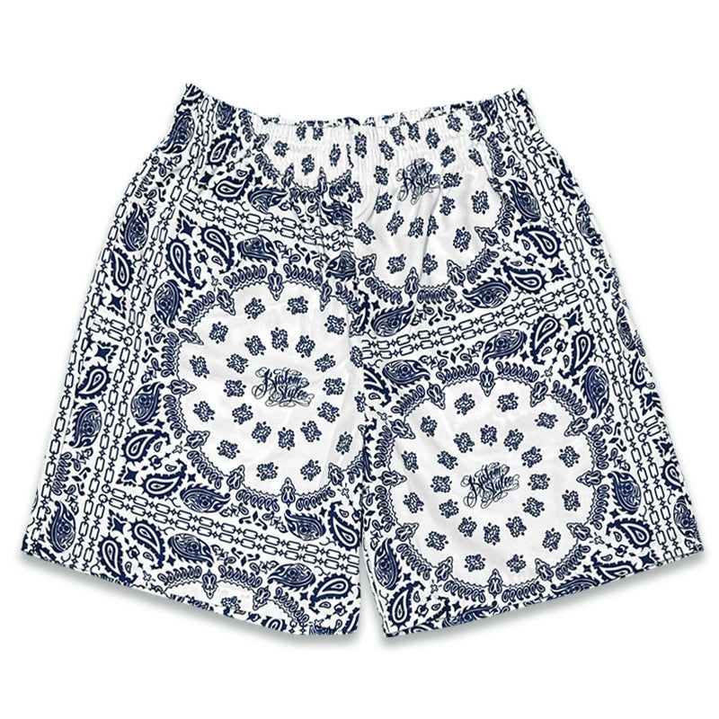 KUSTOMSTYLE  KSSP2608BK -NORM BANDANA- BOARD SHORTS