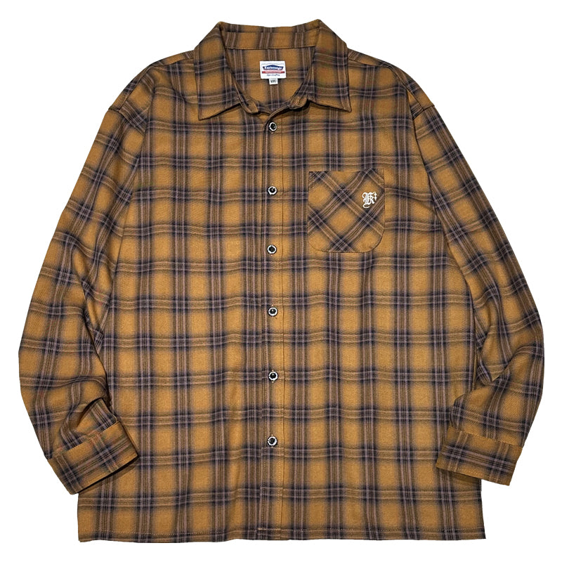 "LA PALMA" LONG SLEEVE CHECK FLANNEL SHIRTS