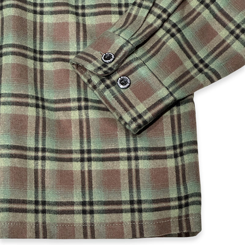 "LA PALMA" LONG SLEEVE CHECK FLANNEL SHIRTS