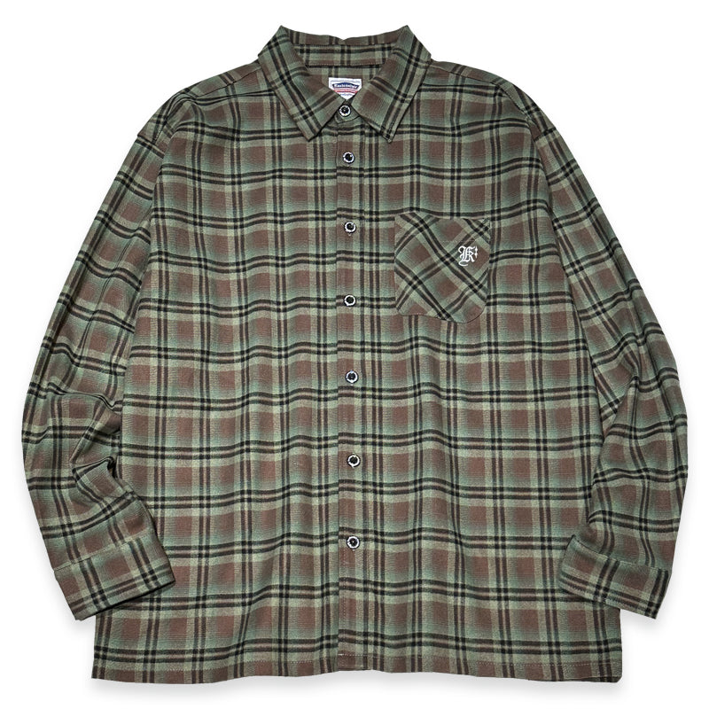 "LA PALMA" LONG SLEEVE CHECK FLANNEL SHIRTS