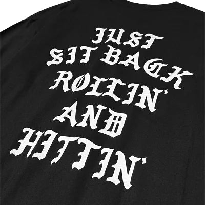 "ROLLIN' AND HITTIN'" LOOSE-FITTING LONG SLEEVE T-SHIRTS