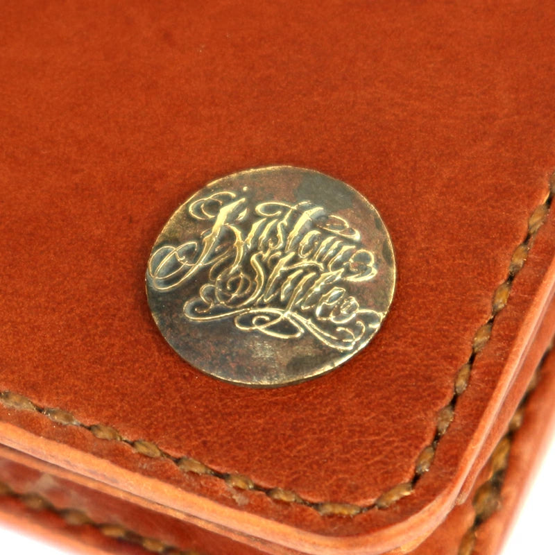 KUSTOMSTYLE  LEATHER WALLET "TYPE1" PLANE LONG WALLET