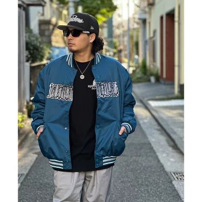 KUSTOMSTYLE KSHWJ2520 -CHAVO LOGO- NYLON STADIUM JACKET