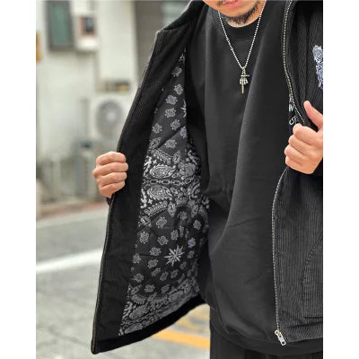 KUSTOMSTYLE KSHWJ2521 -K/S ROSE- CORDUROY JACKET