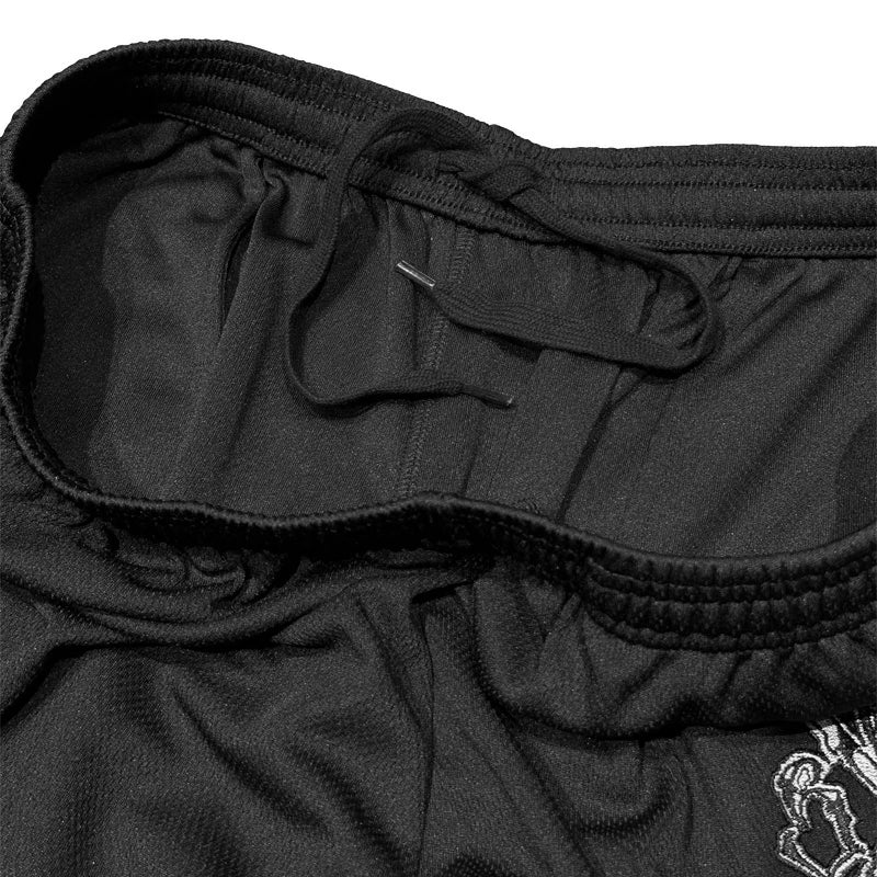 KUSTOMSTYLE  KSSP2508BK "GARDEN GROVE" MESH SHORTS JERSEY COLOR: BLACK