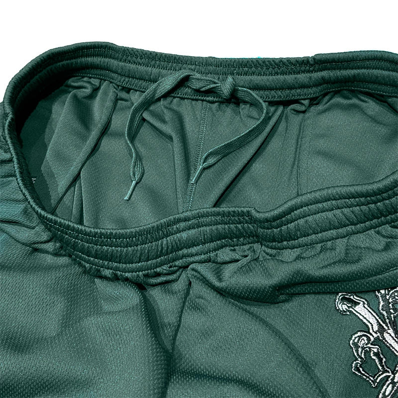 KUSTOMSTYLE  KSSP2508GR "GARDEN GROVE" MESH SHORTS JERSEY COLOR: GREEN